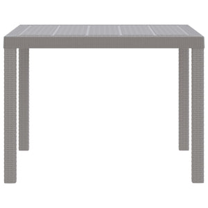 Tavolo da Pranzo da Giardino Grigio chiaro 100 x 100 x 73 cm 871683