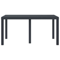 Tavolo da Pranzo da Giardino Antracite 150 x 100 x 73 cm 871684