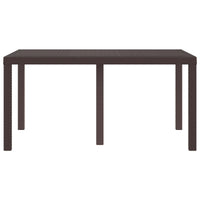 Tavolo da Pranzo da Giardino Marrone 150 x 100 x 73 cm 871685