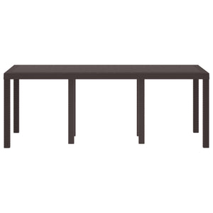 Tavolo da Pranzo da Giardino Marrone 200 x 100 x 73 cm 871689