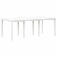 Tavolo da Giardino Bianco 200 x 100 x 73 cm polyrattan 871690