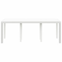 Tavolo da Giardino Bianco 200 x 100 x 73 cm polyrattan 871690