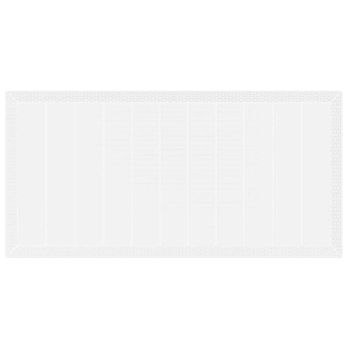 Tavolo da Giardino Bianco 200 x 100 x 73 cm polyrattan 871690