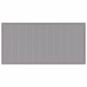 Tavolo da Giardino Grigio chiaro 200 x 100 x 73 cm polyrattan 871691
