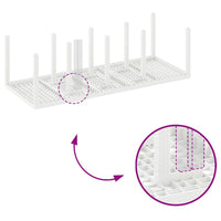 Tavolo da Giardino Bianco 250 x 100 x 73 cm polyrattan 871694