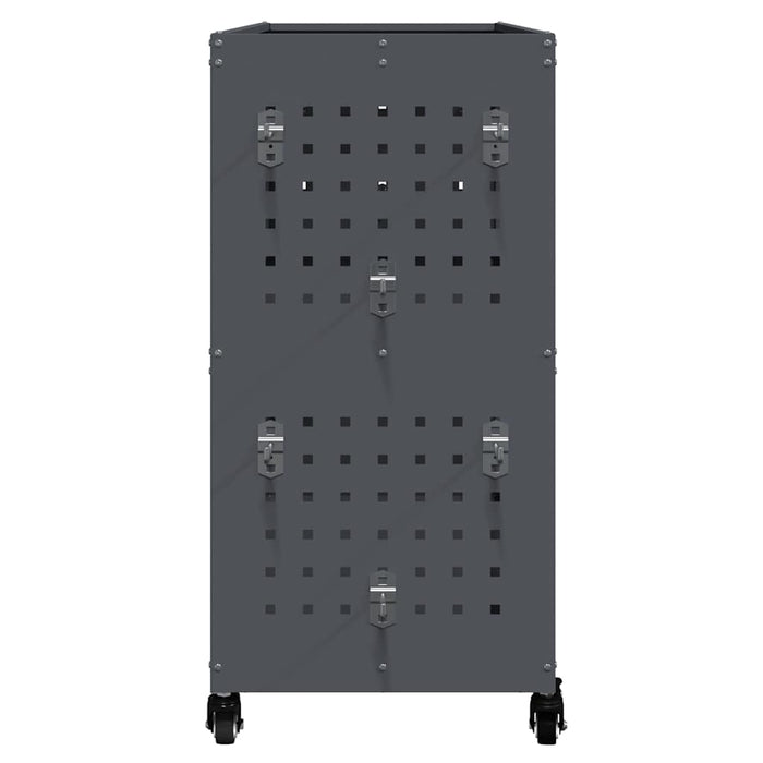 vidaXL Carrello per Attrezzi con lo scaffale Antracite 75 x 35 x 73 cm