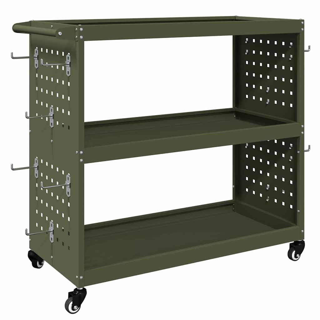 Carrello per Attrezzi con ruota Oliver verde 75 x 35 x 73 cm 874542