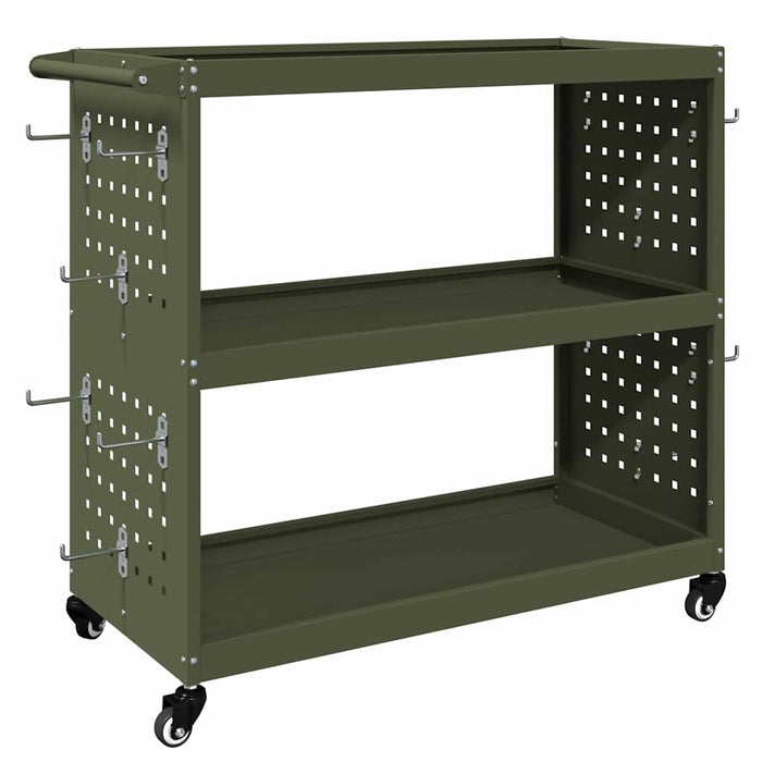 Carrello per Attrezzi con ruota Oliver verde 75 x 35 x 73 cm 874542