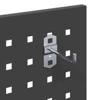 Carrello per Attrezzi con lo scaffale Nero 65 x 35 x 111 cm 874546