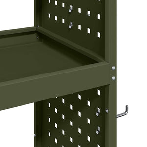 Carrello per Attrezzi con ruota Oliver verde 65 x 35 x 111 cm 874549