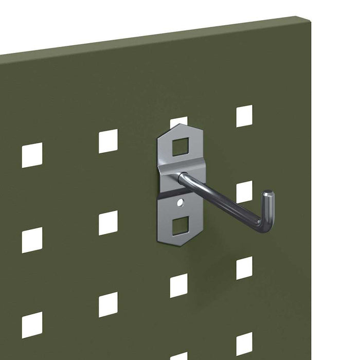 vidaXL Carrello per Attrezzi con ruota Oliver verde 65 x 35 x 111 cm