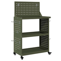 Carrello per Attrezzi con ruota Oliver verde 65 x 35 x 111 cm 874549