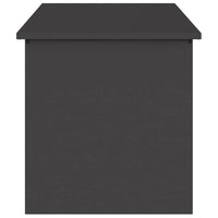 Scatola di Stoccaggio Esterno Nero 100 x 50.5 x 50 cm 874560