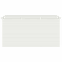 Scatola di Stoccaggio Esterno Bianco 100 x 50.5 x 50 cm 874561