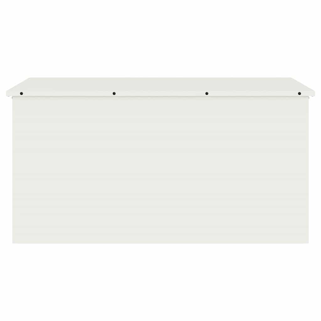 vidaXL Scatola di Stoccaggio Esterno Bianco 100 x 50.5 x 50 cm