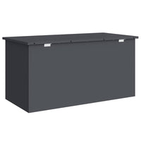 vidaXL Scatola di Stoccaggio Esterno Antracite 100 x 50.5 x 50 cm