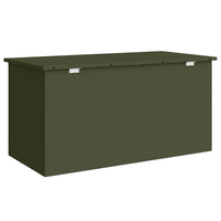 vidaXL Scatola di Stoccaggio Esterno Oliver verde 100 x 50.5 x 50 cm