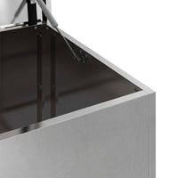 Scatola di Stoccaggio Esterno Argento 100 x 50.5 x 50 cm 874564