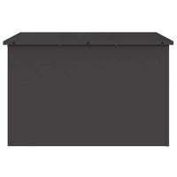 Scatola di Stoccaggio Esterno Nero 80 x 50.5 x 50 cm 874567