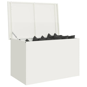 Scatola di Stoccaggio Esterno Bianco 80 x 50.5 x 50 cm 874568