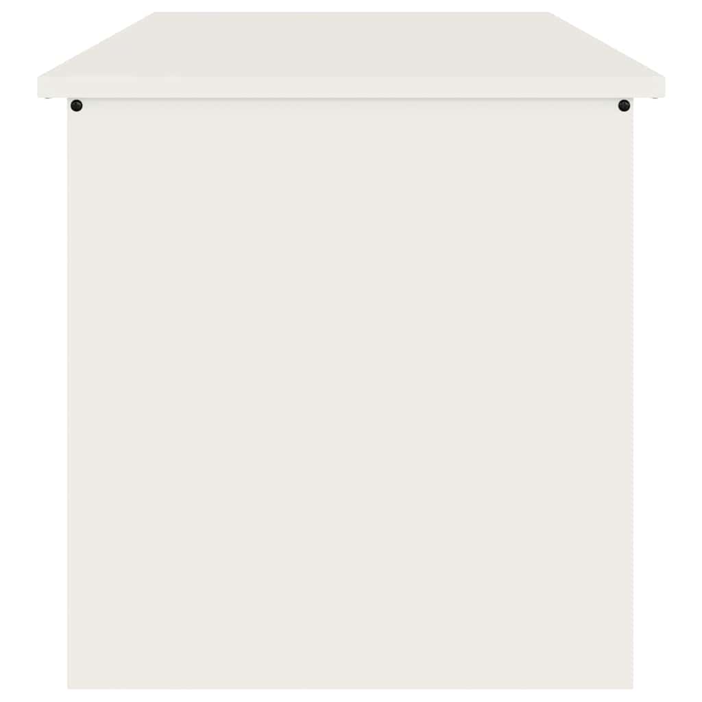 Scatola di Stoccaggio Esterno Bianco 80 x 50.5 x 50 cm 874568