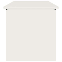 Scatola di Stoccaggio Esterno Bianco 80 x 50.5 x 50 cm 874568