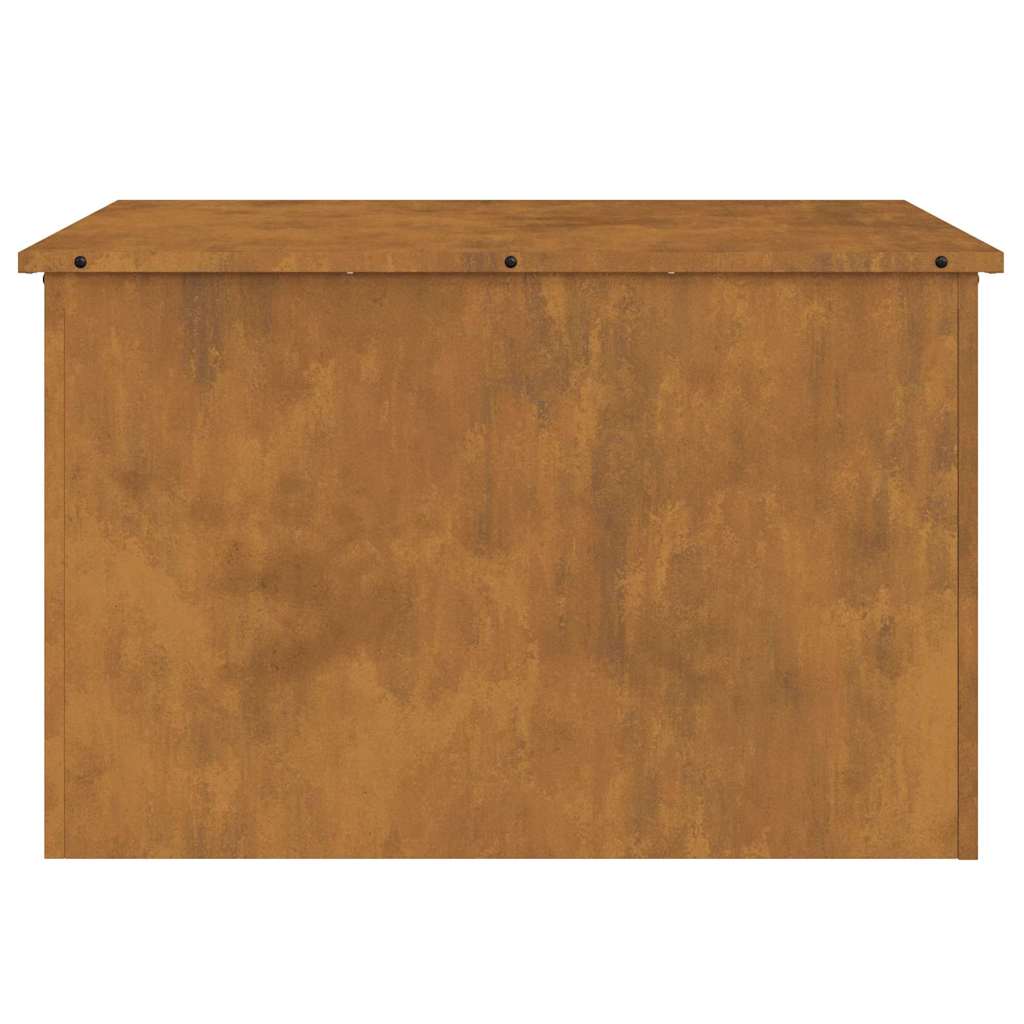 vidaXL Scatola di Stoccaggio Esterno Marrone 80 x 50.5 x 50 cm