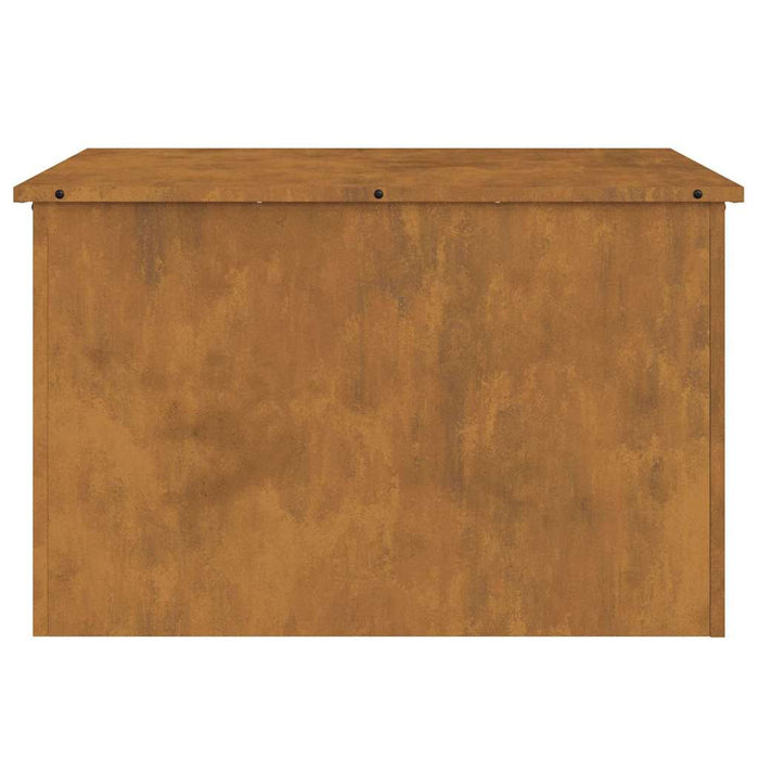 vidaXL Scatola di Stoccaggio Esterno Marrone 80 x 50.5 x 50 cm