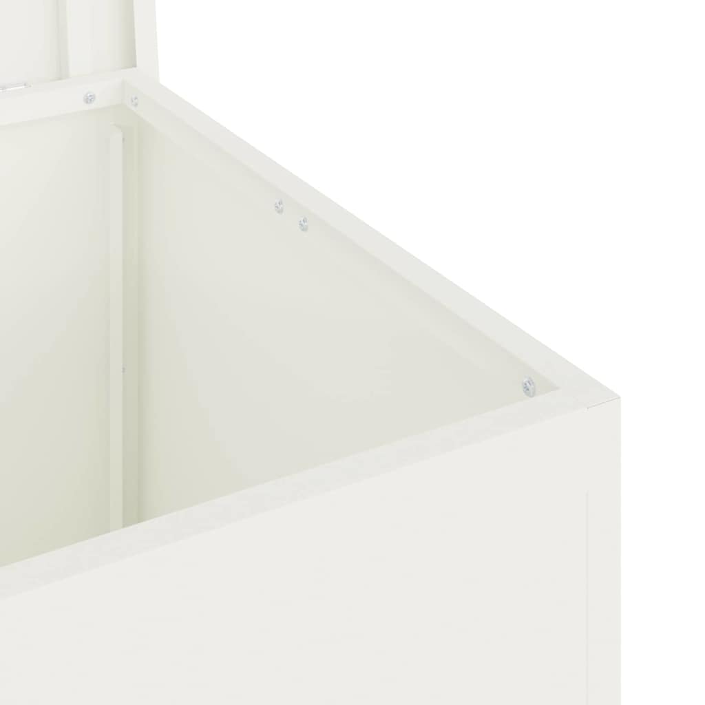 Scatola di Stoccaggio Esterno Bianco 55 x 50.5 x 50 cm 874575