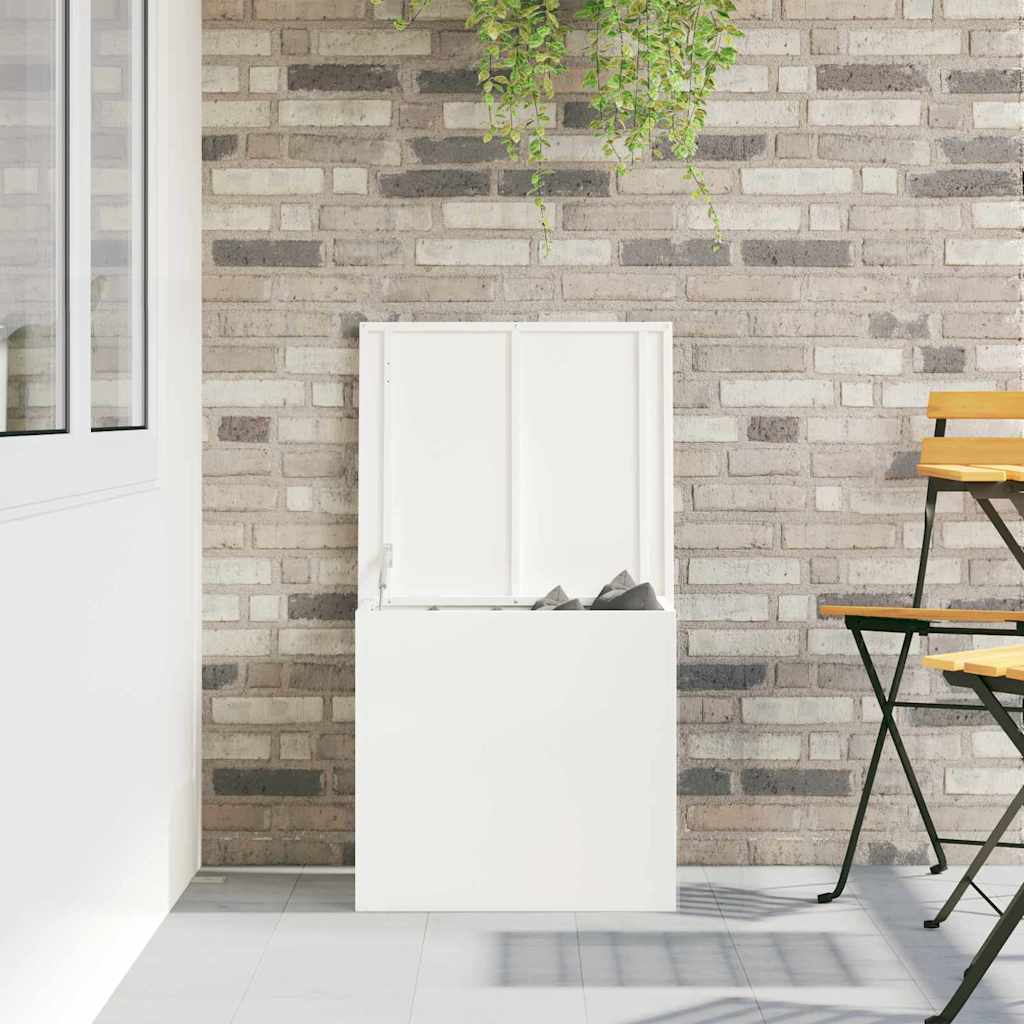 Scatola di Stoccaggio Esterno Bianco 55 x 50.5 x 50 cm 874575