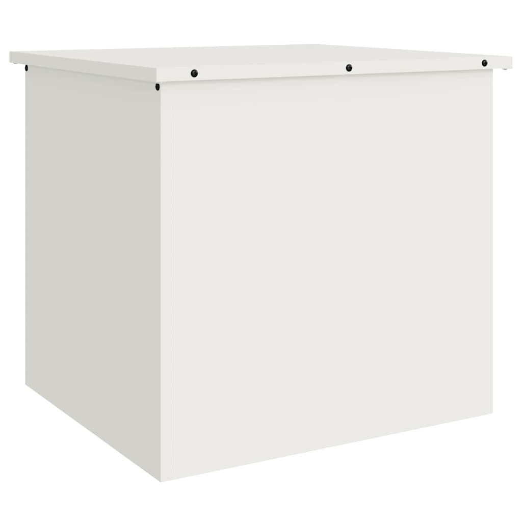 Scatola di Stoccaggio Esterno Bianco 55 x 50.5 x 50 cm 874575