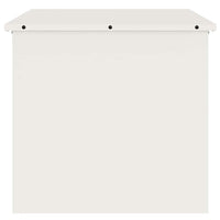 vidaXL Scatola di Stoccaggio Esterno Bianco 55 x 50.5 x 50 cm