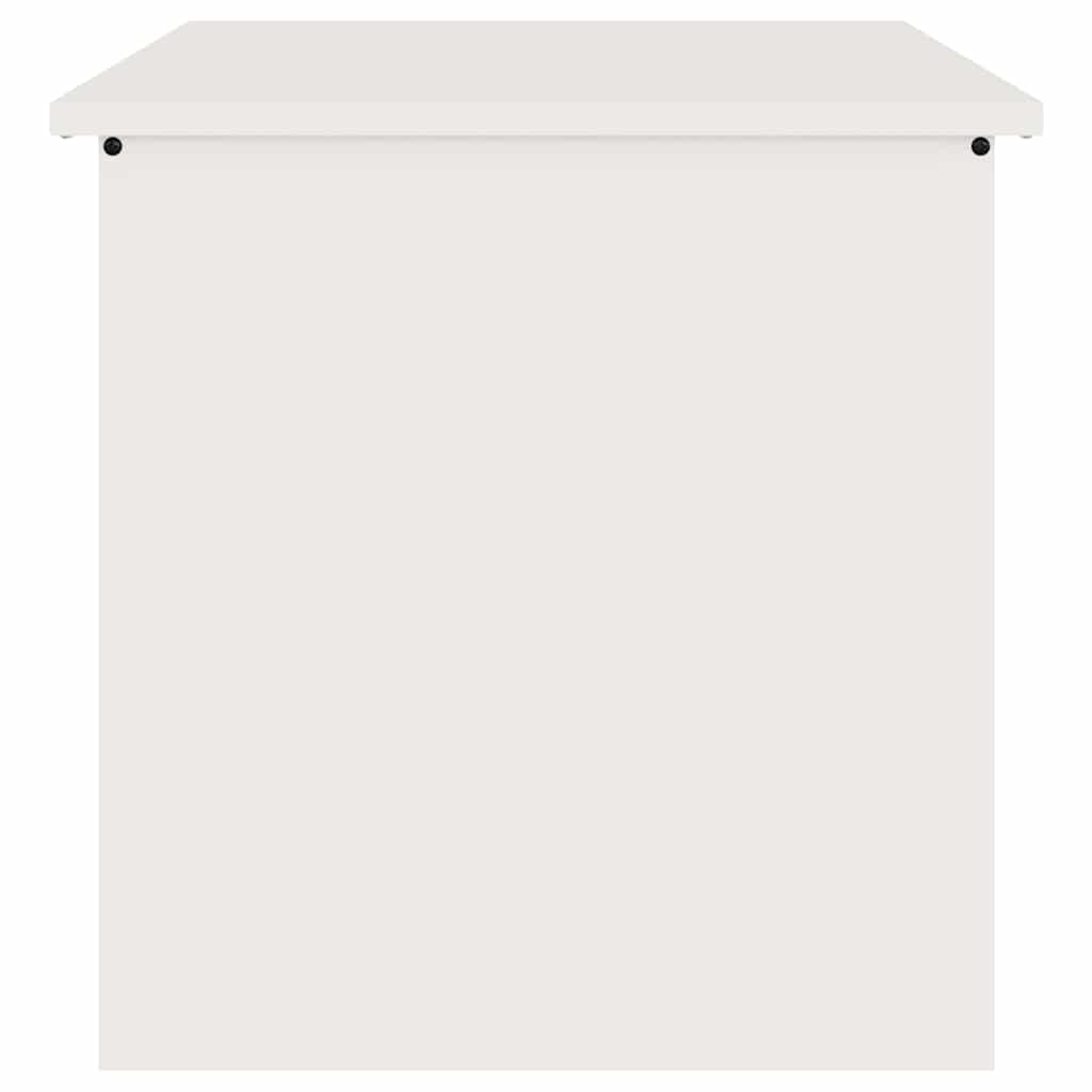 vidaXL Scatola di Stoccaggio Esterno Bianco 55 x 50.5 x 50 cm