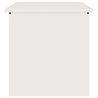 vidaXL Scatola di Stoccaggio Esterno Bianco 55 x 50.5 x 50 cm