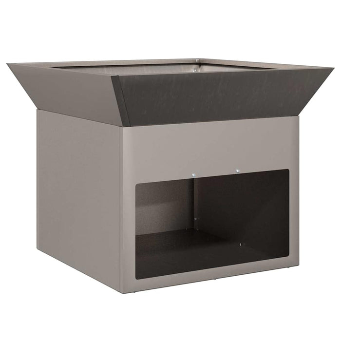 vidaXL Focolare Ruggine 50 x 50 x 40 cm acciaio corten