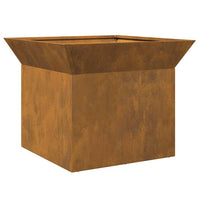 vidaXL Focolare Ruggine 50 x 50 x 40 cm acciaio corten