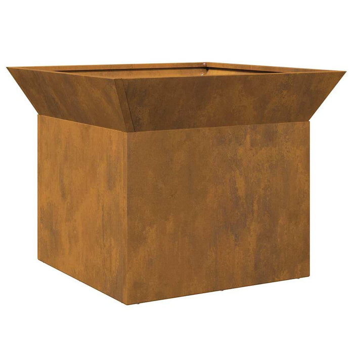 vidaXL Focolare Ruggine 50 x 50 x 40 cm acciaio corten