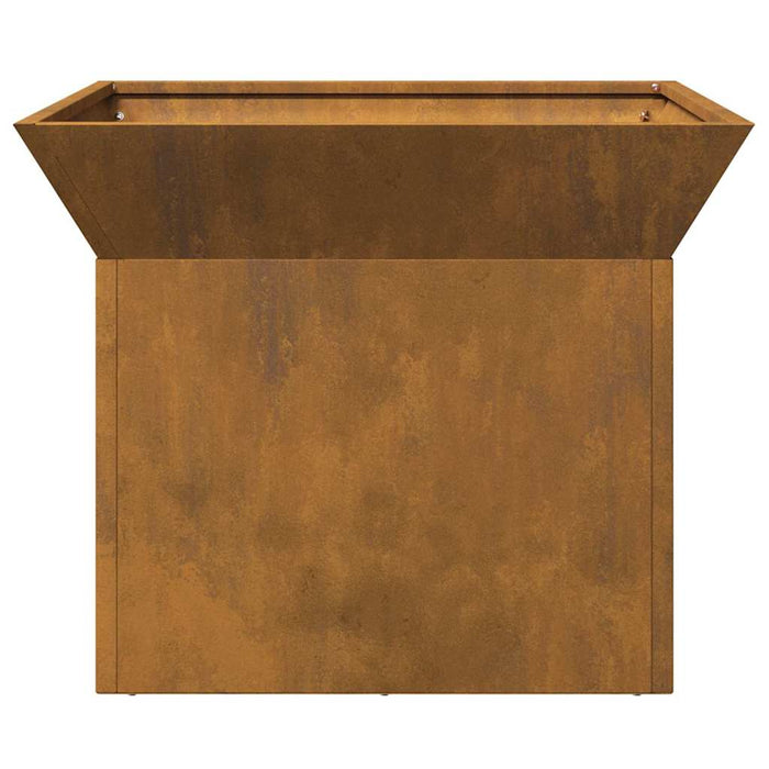 vidaXL Focolare Ruggine 50 x 50 x 40 cm acciaio corten