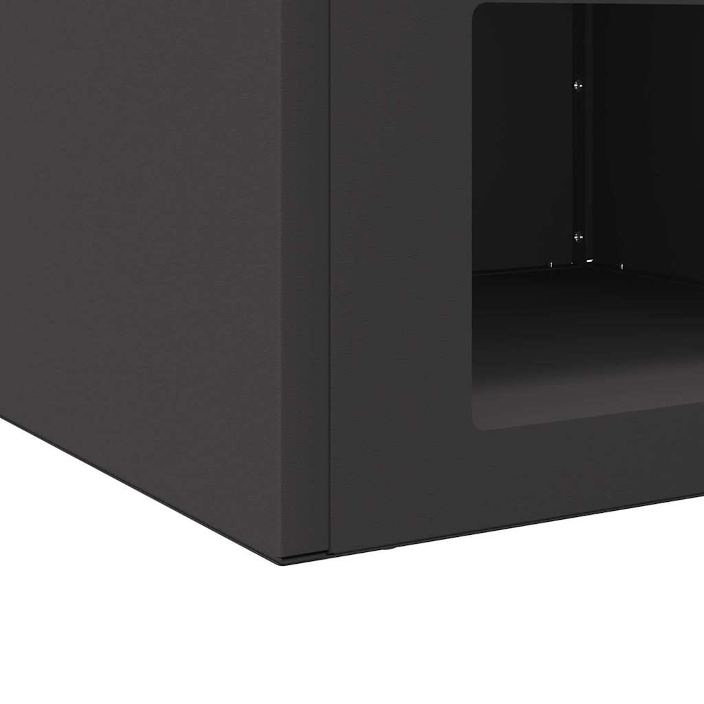 Focolare Nero 50 x 50 x 40 cm Acciaio 874583