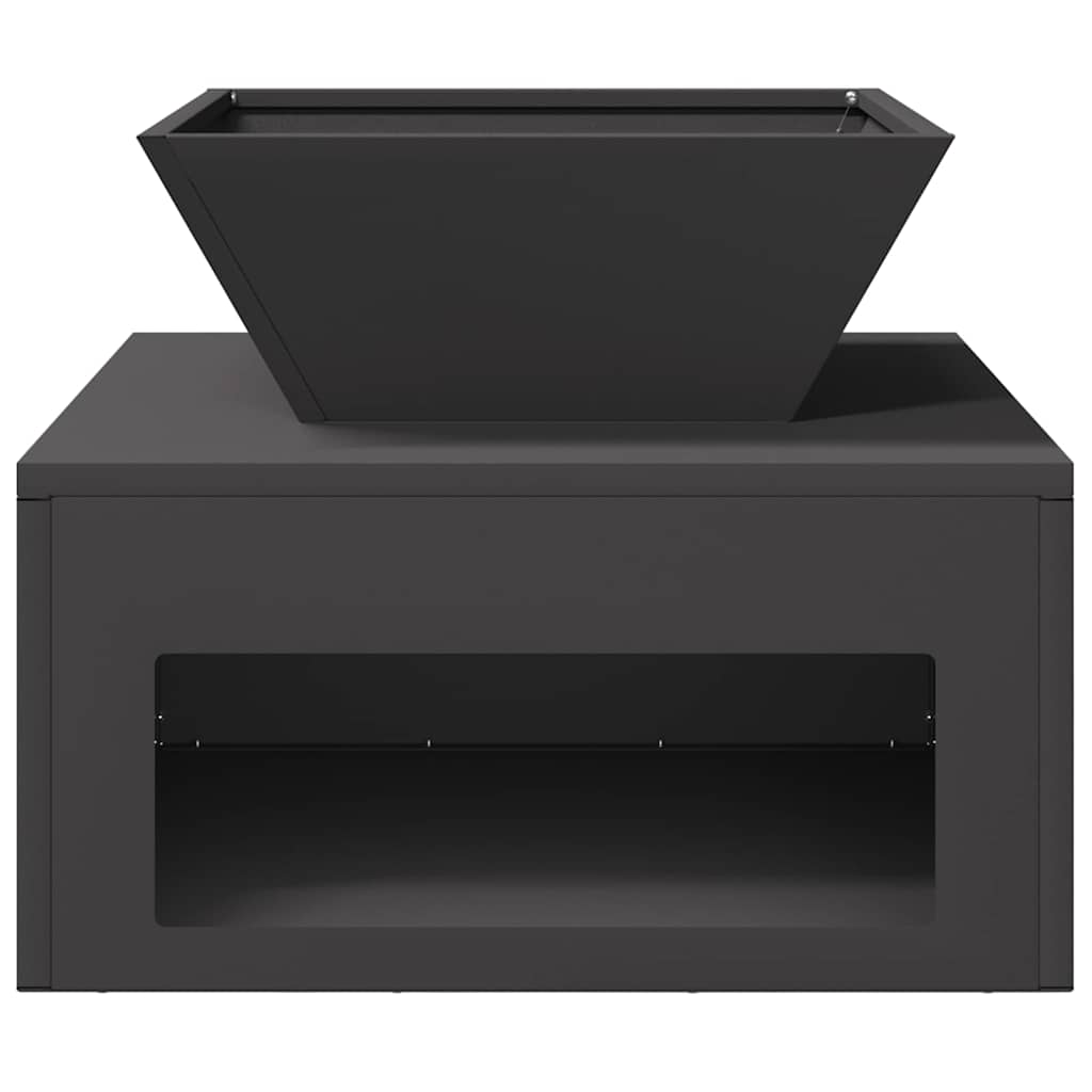 Focolare Nero 50 x 50 x 40 cm Acciaio 874583