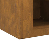 Focolare Ruggine 50 x 50 x 40 cm acciaio corten 874584