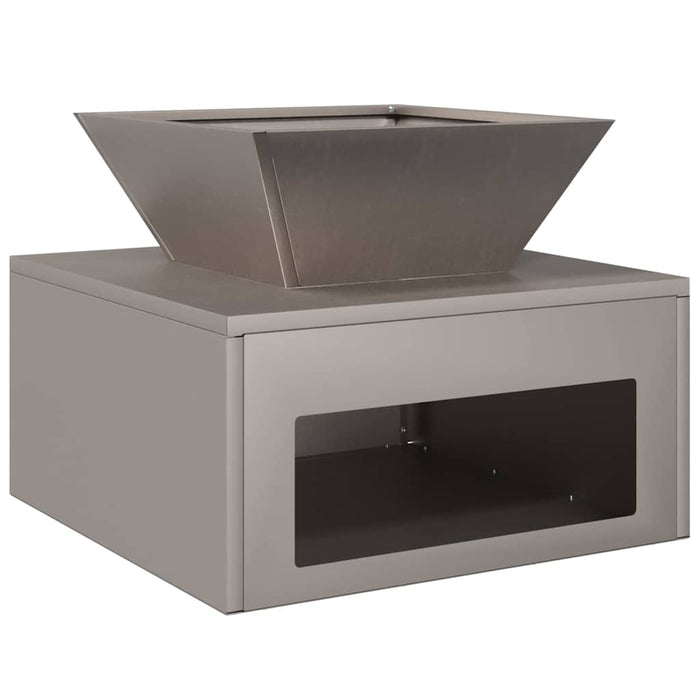 Focolare Ruggine 50 x 50 x 40 cm acciaio corten 874584