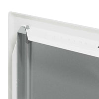 Pannello di Accesso 2 pcs Bianco 20 x 20 cm Acciaio 42010252