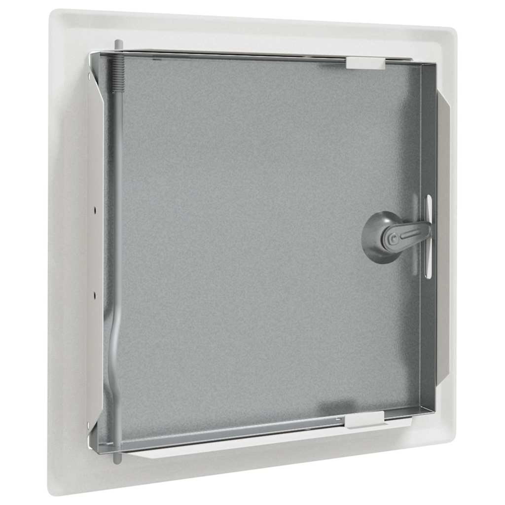 Pannello di Accesso 2 pcs Bianco 20 x 20 cm Acciaio 42010252