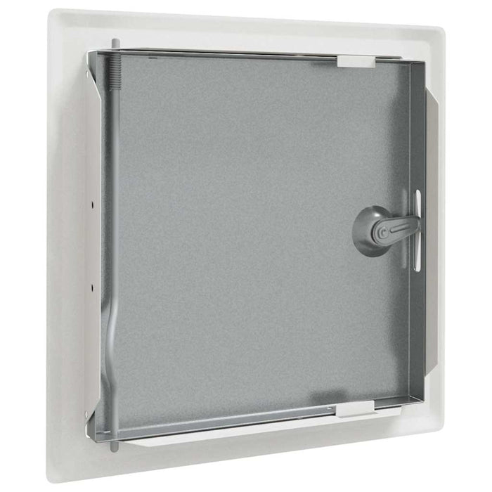 Pannello di Accesso 2 pcs Bianco 20 x 20 cm Acciaio 42010252