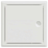 Pannello di Accesso 2 pcs Bianco 20 x 20 cm Acciaio 42010252