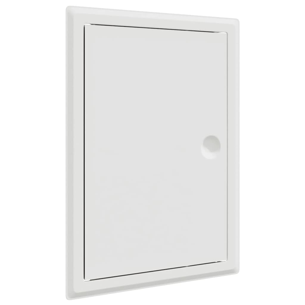 vidaXL Pannello di Accesso Bianco 20 x 30 cm Acciaio