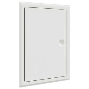 vidaXL Pannello di Accesso Bianco 20 x 30 cm Acciaio