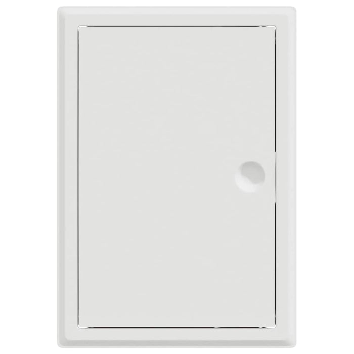 vidaXL Pannello di Accesso Bianco 20 x 30 cm Acciaio
