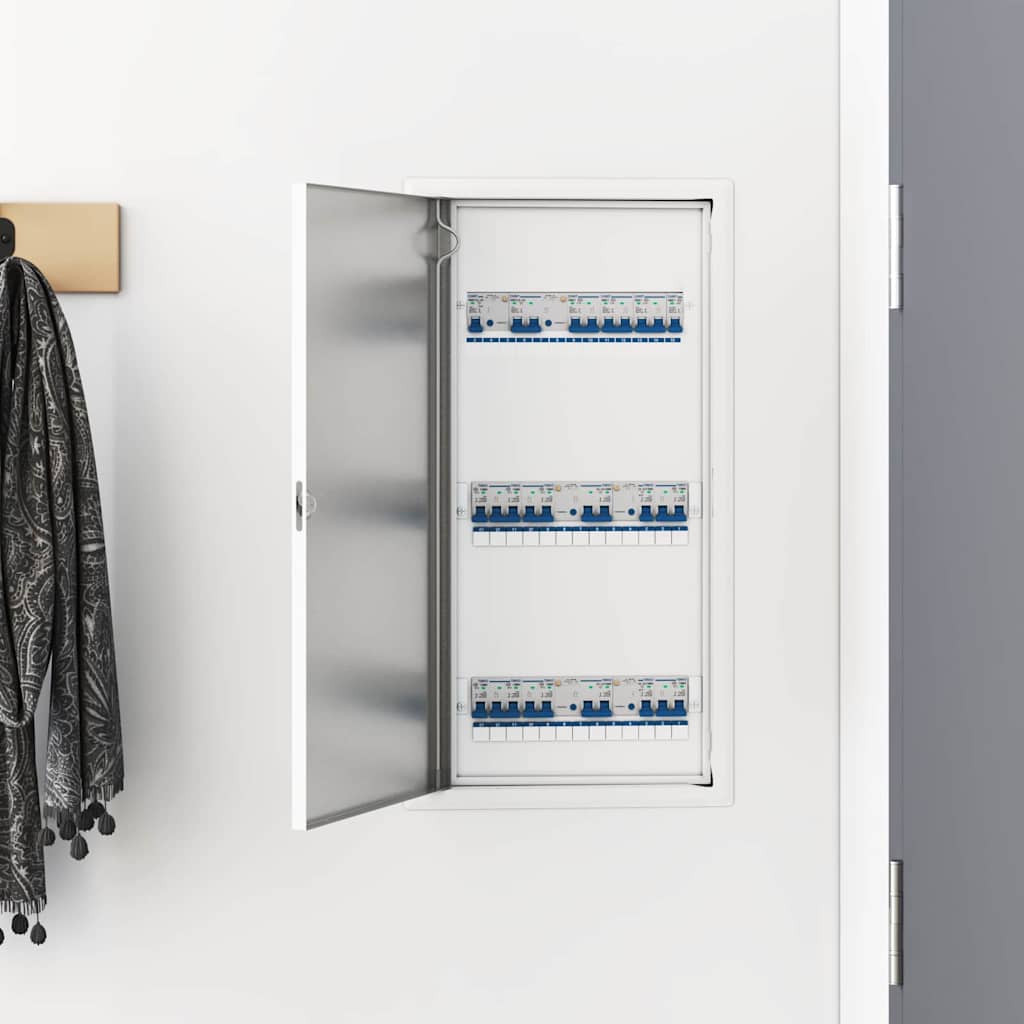 vidaXL Pannello di Accesso Bianco 30 x 60 cm Acciaio